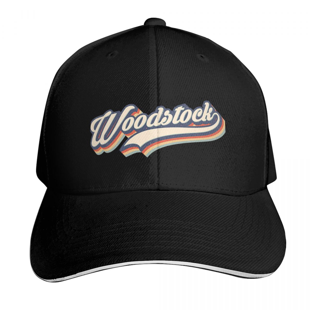 Outdoor Sport Usa - Maglietta Woodstock, Cappellino da Baseball Vintage